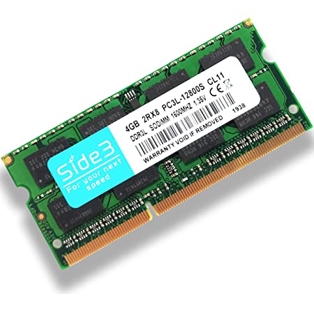Amazon.co.jp: ノートPC用メモリ 1.35V (低電圧) DDR3L 1600 PC3L 